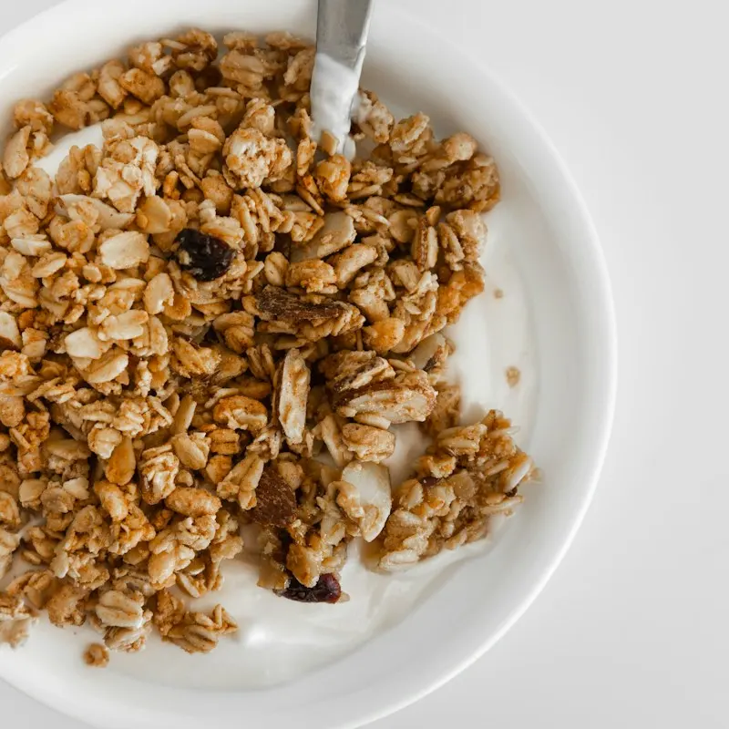 Granola proteica sin azúcar
