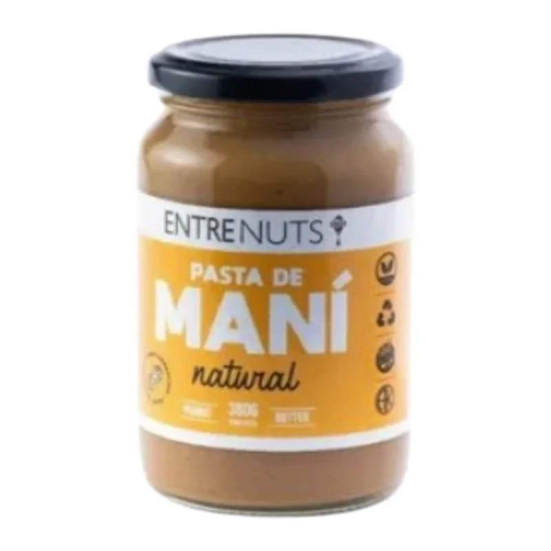 Pasta de Mani Natural Entrenuts x370g