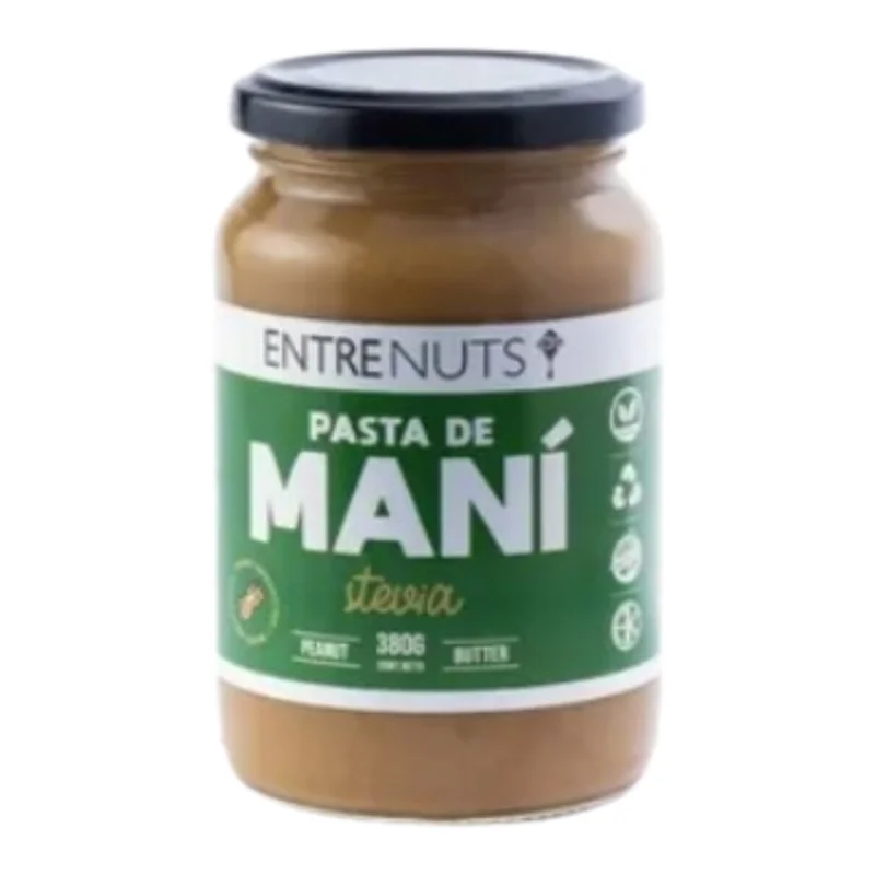 Pasta de Mani Stevia Entrenuts x380g
