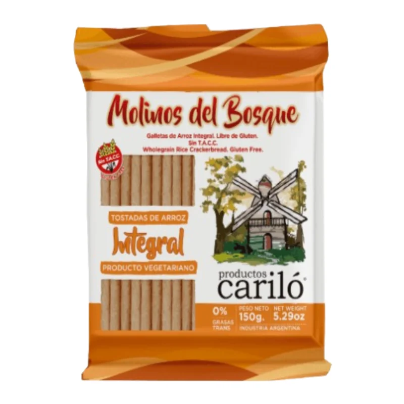 Tostada de Arroz Integral Carilo x150g