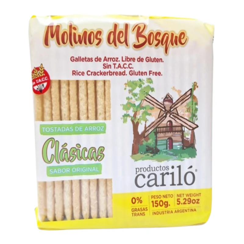 Tostada de Arroz Orig Carilo x150g